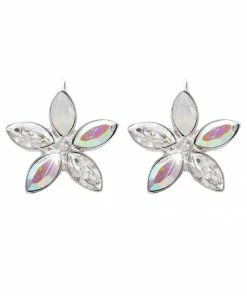 Großhandel 👍 EXCLUSIVE EDITION FLOWER Ohrringe Crystal Ab Damen 💯