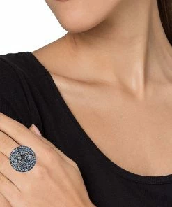 Bester Verkauf 🌟 EXCLUSIVE EDITION Damen ROCK Ring Bermuda Blue 🧨