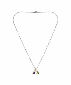 Auslauf 🔔 EXCLUSIVE EDITION Halskette Topaz Amethyst Olivine Damen 🔔