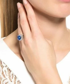 Billig 🌟 EXCLUSIVE EDITION SATON Ring Sapphire Damen ⭐