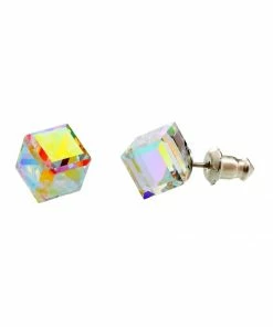 Bester Verkauf 🌟 EXCLUSIVE EDITION Damen CUBIK SCREW Ohrringe Crystal Ab 🔥