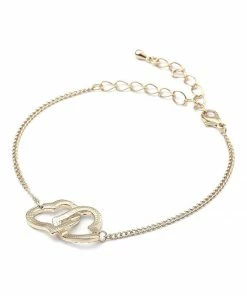 Neu ✔️ EXCLUSIVE EDITION Damen DOUBLE HEARTS Armband Crystal 🎁
