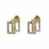 Billig 🧨 EXCLUSIVE EDITION Damen DOUBLE SQUARE Ohrringe Crystal 👍 -Angebote Froddo Store 4d605e53cffd42f6ad9ac09a824c99af