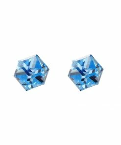 Aktion 😀 EXCLUSIVE EDITION CUBIK SCREW Ohrringe Aquamarine Damen 👍