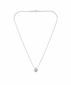 Am billigsten 🤩 EXCLUSIVE EDITION Damen SOLITAIRE Halskette Crystal 🥰