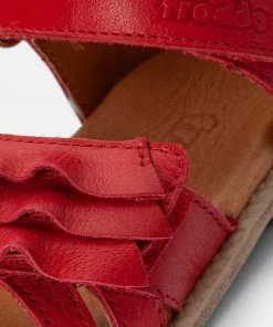 Brandneu 🎁 Froddo CHILDREN'S 🩴 SANDALS VOLANTS CARLINA Riemensandalette Red Kinder 🔔 -Angebote Froddo Store 678daa196f1a4241a5297e5865020cab