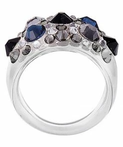 Besorgen 🔥 EXCLUSIVE EDITION Ring Crystal Bermuda Blue Metallic Blue Damen 🎁