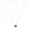 Großhandel 🎉 EXCLUSIVE EDITION Damen SWAROVSKI CRYSTALS Halskette Fuchsia 🎁