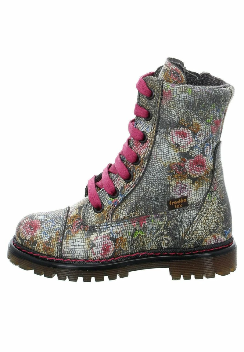 Billig 🔥 Froddo Kinder FLOWER Schnürstiefelette Multicolor 🌟 1 Billig 🔥 Froddo Kinder FLOWER Schnürstiefelette Multicolor 🌟