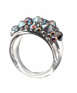 Rabatt ⌛ EXCLUSIVE EDITION INFINITY Ring Crystal Ab Damen 🛒