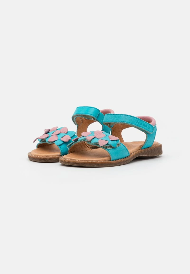 Bester Verkauf 😍 Froddo Kinder LORE FLOWERS Riemensandalette Turquoise 🌟 2 Bester Verkauf 😍 Froddo Kinder LORE FLOWERS Riemensandalette Turquoise 🌟 – Bild 2