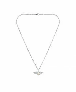 Schlussverkauf 😀 EXCLUSIVE EDITION Damen WINGS OF FREEDOM Halskette Crystal Ab ⌛