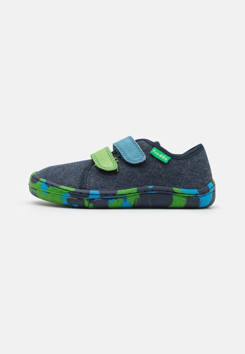 Billig 🥰 Froddo Kinder BAREFOOT Klettschuh Blue/denim 👏 1 Billig 🥰 Froddo Kinder BAREFOOT Klettschuh Blue/denim 👏