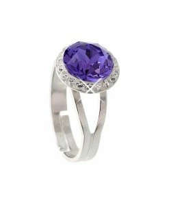 Bestes Angebot ⭐ EXCLUSIVE EDITION Damen Ring Tanzanite/ Crystal 💯